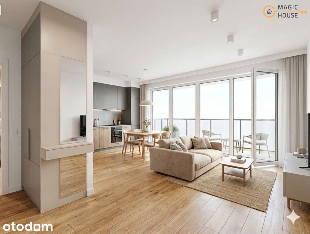 Nowoczesne mieszkanie | Smart House | Lawendowe