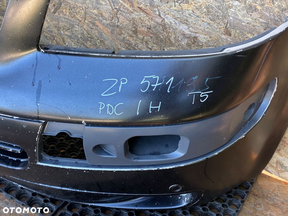 VW T5 MULTIVAN ZDERZAK PRZÓD  PRZEDNI  HALOGEN KOMPLET 7H5807101 - 2