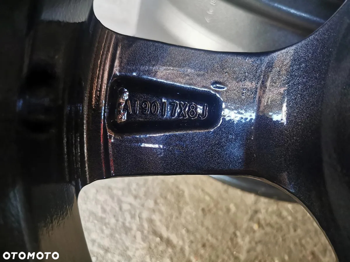 ALU FELGI 5X112 R17 8J ET35 JAK NOWE! PIĘKNY GRAFIT! SKODA SEAT VW AUDI - 10