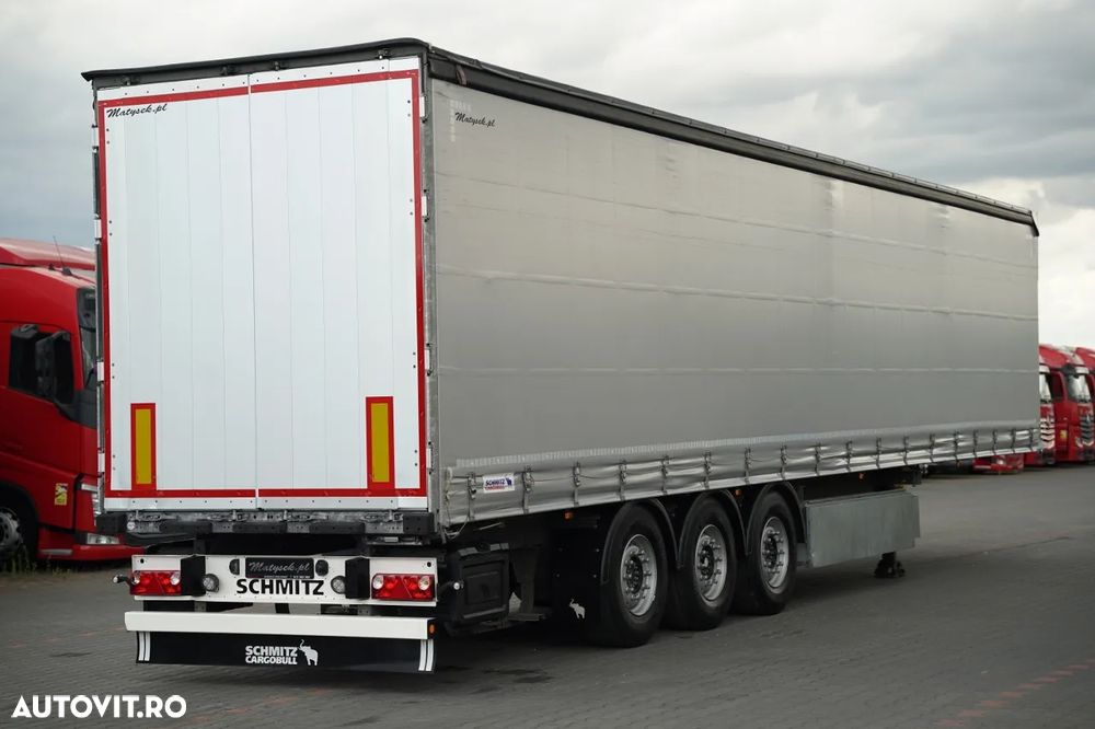 Schmitz Cargobull CORTINĂ / STANDARD / COȘ PENTRU PALEȚI / AXĂ RIDICATĂ / - 7