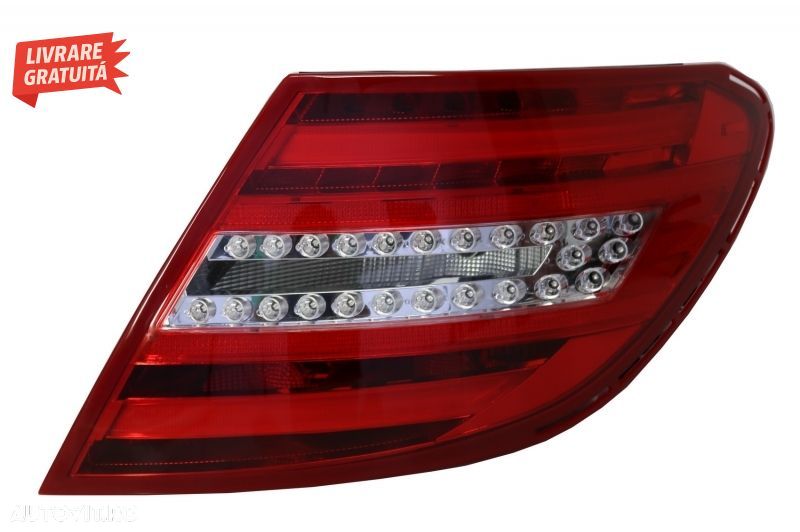 Stopuri LED Mercedes C-Class W204 (2007-2012) LED Light Bar Facelift Design- livrare gratuita - 3