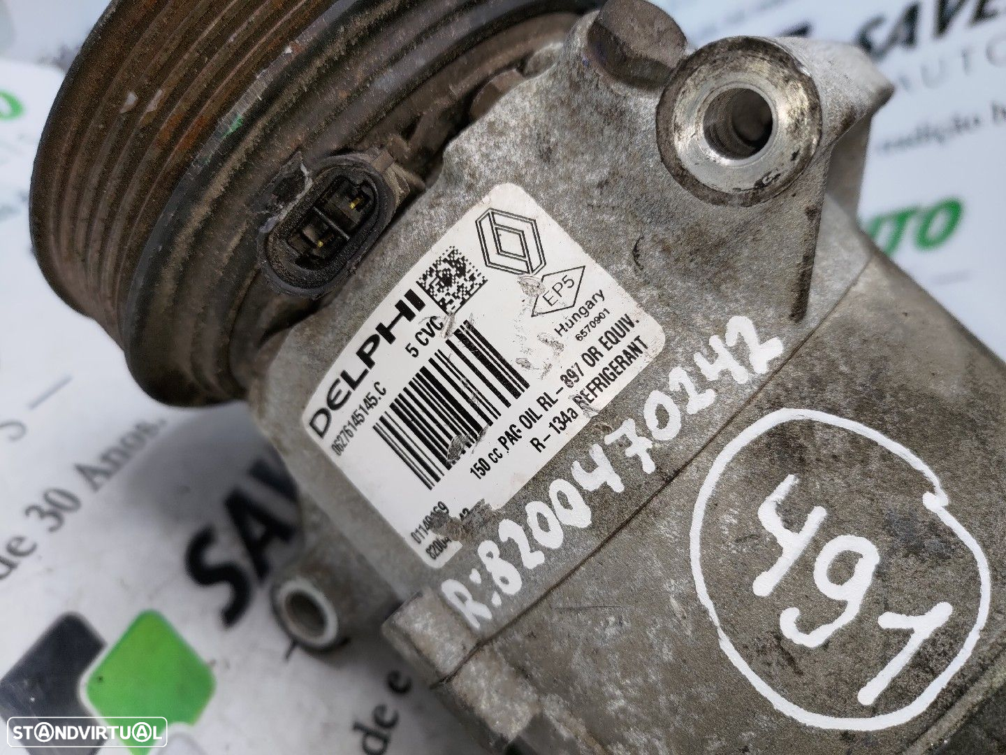 Compressor Ar Condicionado Renault Scénic Ii (Jm0/1_) - 6