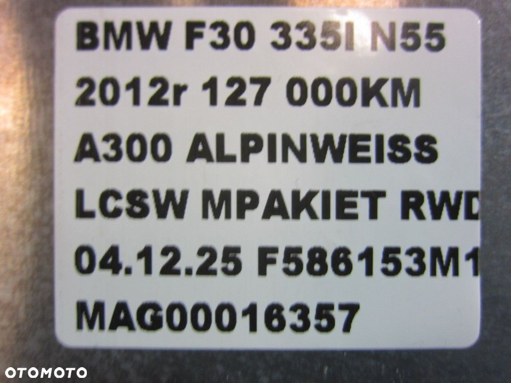 BMW F30 F25 N55 KOMPUTER STEROWNIK SILNIKA 12147644134 7644134 12147649750 - 5