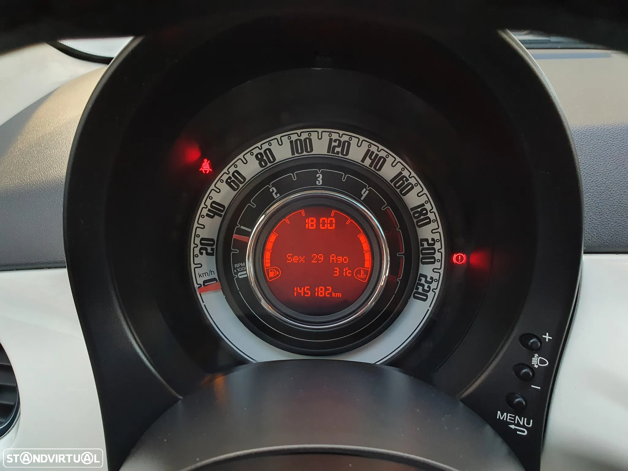 Fiat 500 1.3 16V MJ Lounge S&S - 10