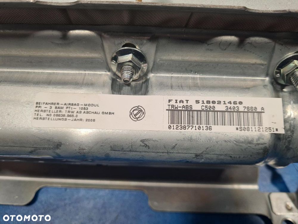 FIAT CROMA II AIRBAG PASAŻERA X 518021460 742 - 8