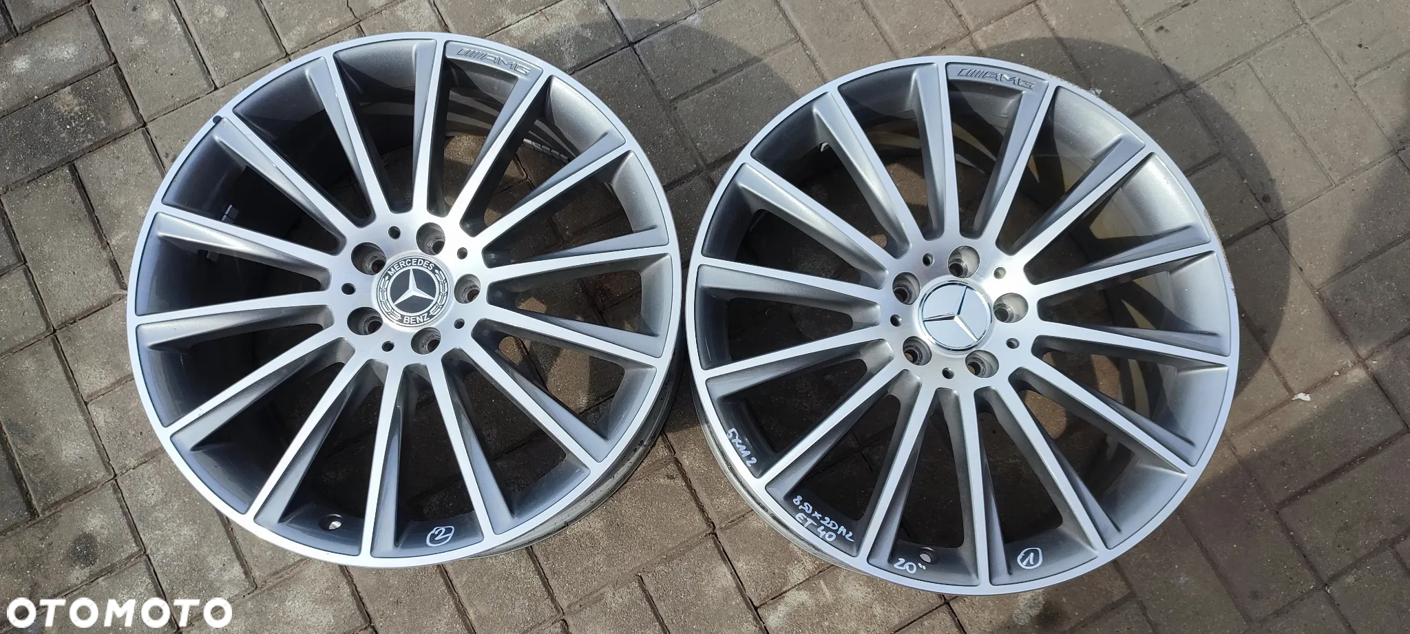 FELGI ALUMINIOWE 5x112 8.5Jx20 CALI ET40 fi66.6 AMG 2534011900 MERCEDES GLC I INNE KOMPLET 4 SZTUKI - 10