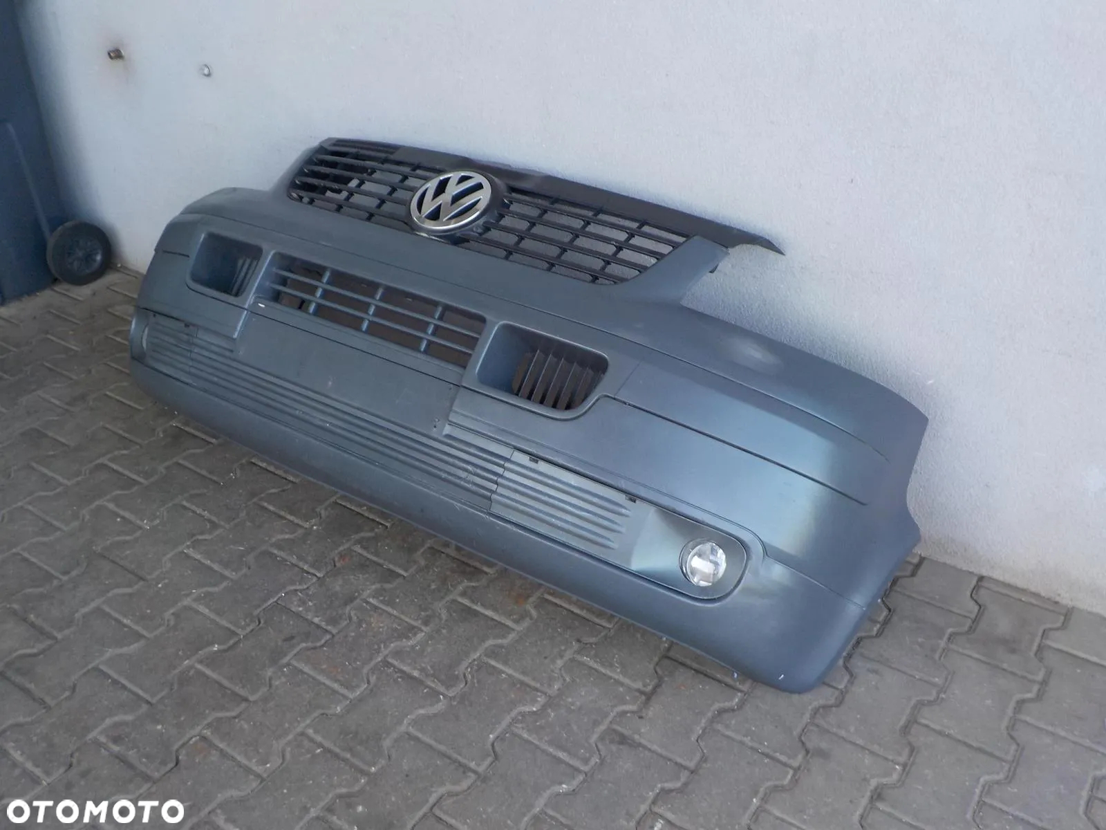 VW T5 03- ZDERZAK PRZÓD PRZEDNI Z HALOGENAMI - 3