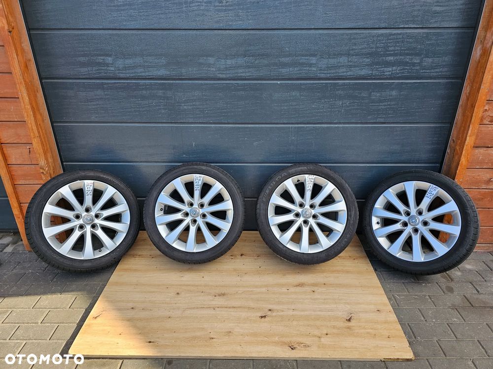 KOŁA FELGI ALUMINIOWE OPONY OPEL VECTRA C ASTRA H ZAFIRA B MERIVA B SIGNUM 17" 7J 5x110 ET35 225/45/17 - 1