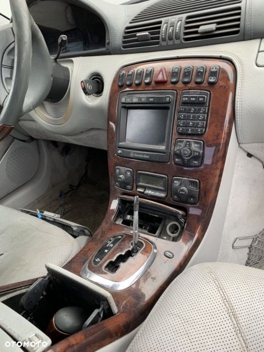 Mercedes CL 215 przekładka anglik a  konsola deska kokpit - 2
