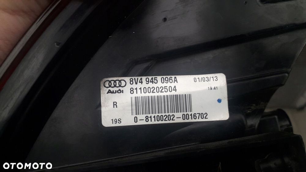 Lampa prawa lewa tył Audi A3 Sportback 8V led - 5