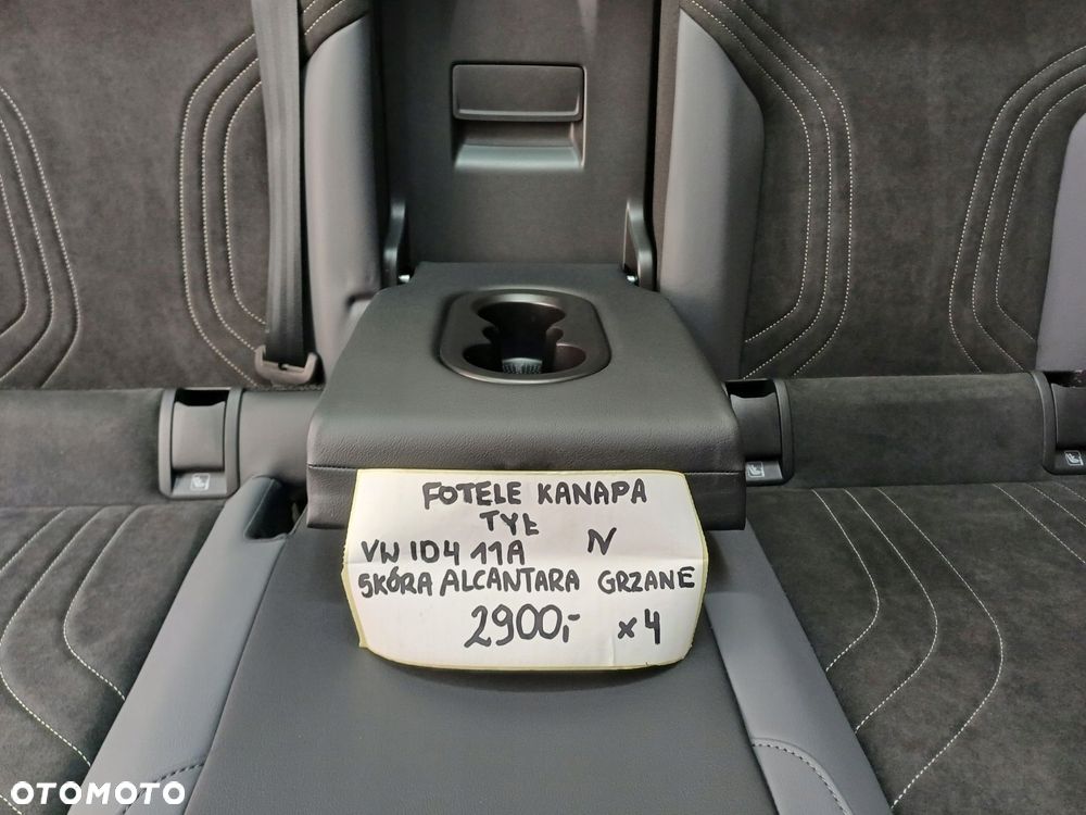 kanapa fotele tylne tył skóra alcantara grzane volkswagen id4 id 4 11a 20- - 11