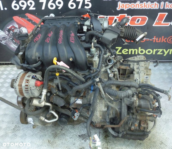 SILNIK NISSAN QASHQAI 2.0 16V MR20 132 TYS