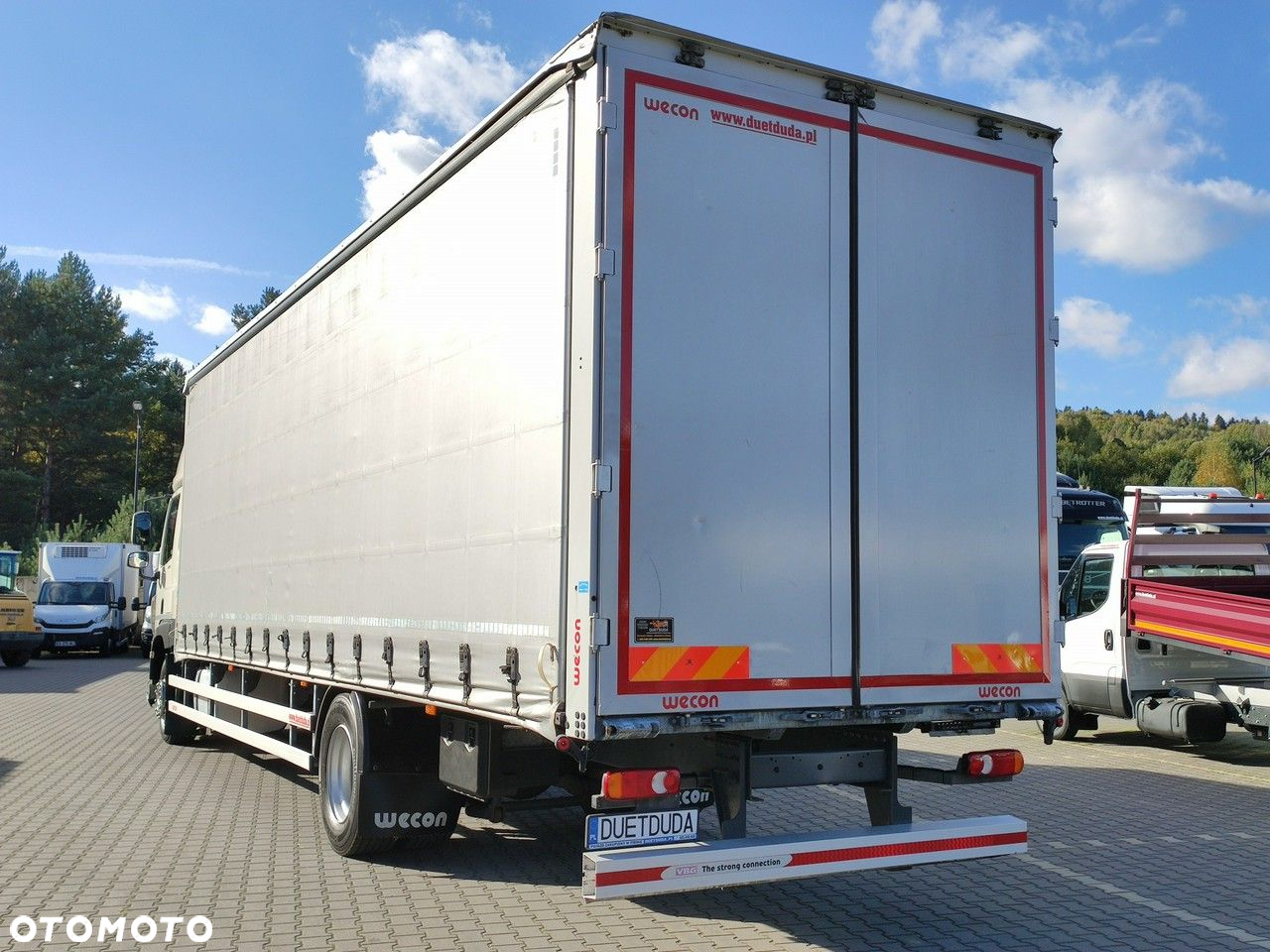 DAF CF 290 E6 Firana Tył Drzwi Dach Podnoszony / Zsuwany Długi 9.30m - 27