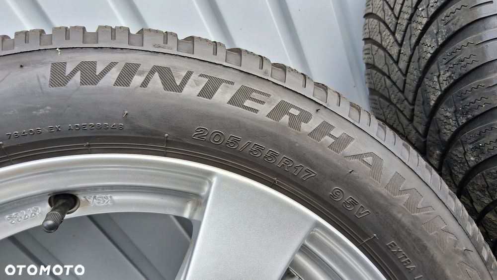 Koła Felgi Dezent zimowe 5x112  Vw Skoda 205/55R17 - 11