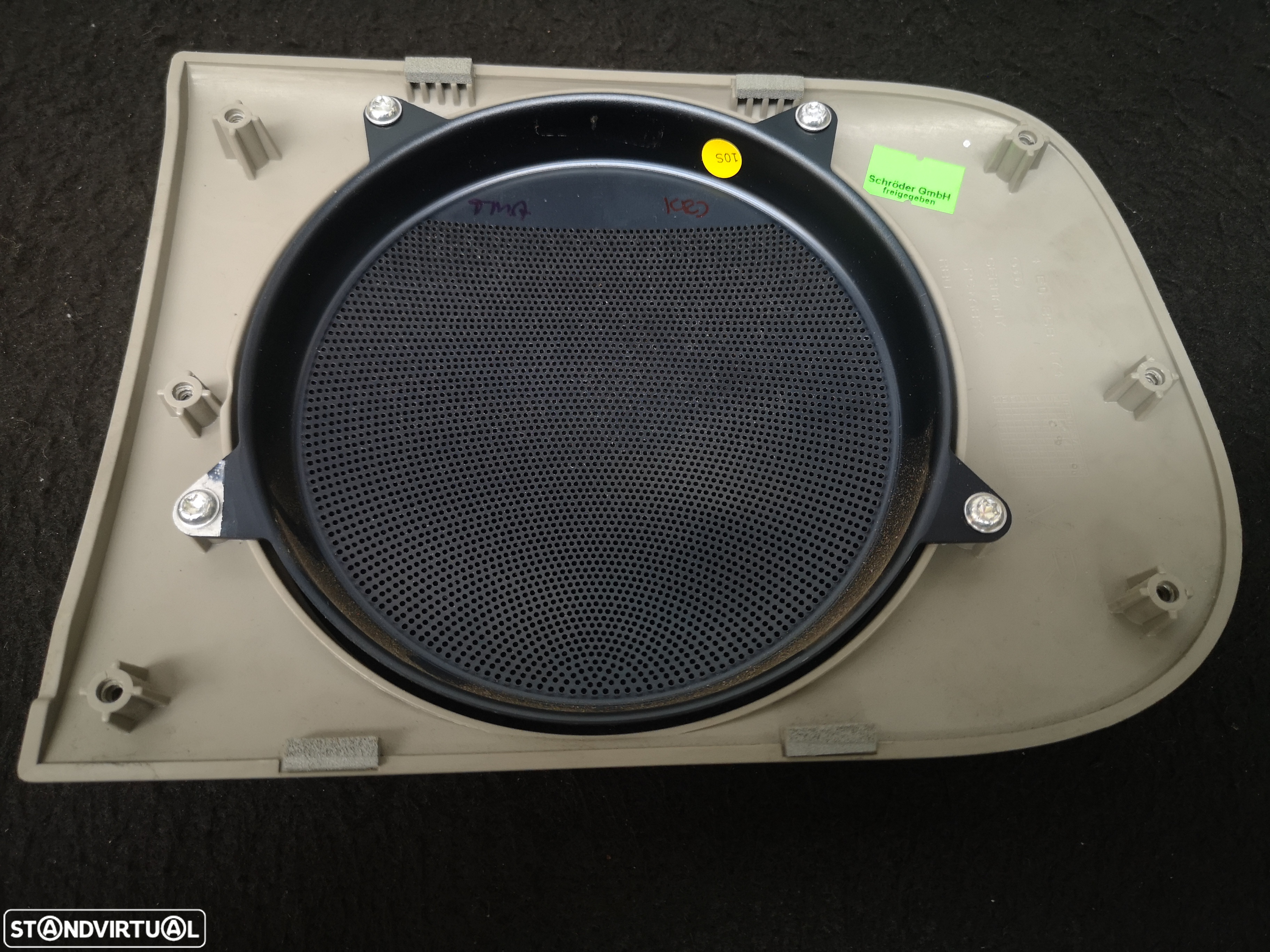 Tampa  coluna de som da porta  frente direita B&O bang&olufsen originais Audi S8 A8 d3 4e0 2003-2009 - 5