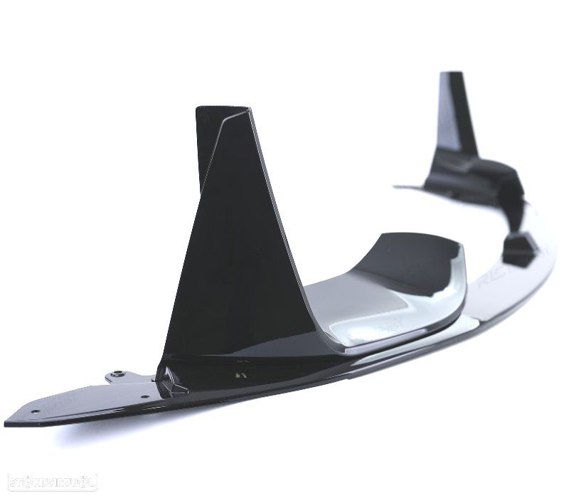 SPOILER LIP FRONTAL BMW F80 M3 F82 F83 M4 14- PRETO BRILHANTE - 3