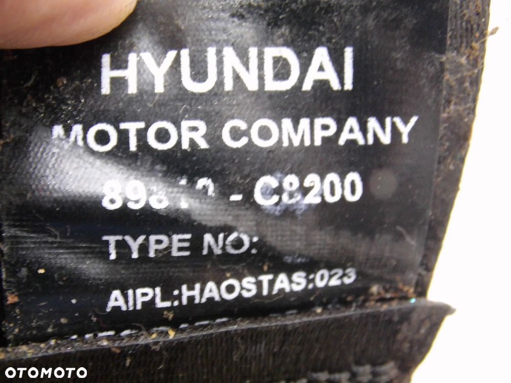 PAS BEZPIECZEŃSTWA HYUNDAI I20 II LIFT LEWY TYLNY ORYGINAŁ - 4
