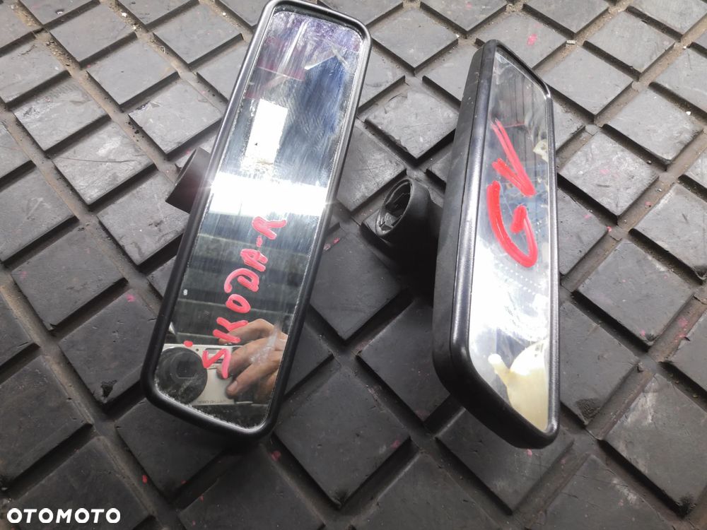 LUSTERKO WSTECZNE WEWNETRZNE VW GOLF V SKODA ROOMSTER SKODA FABIA POSIADAM 2 SZT - 1