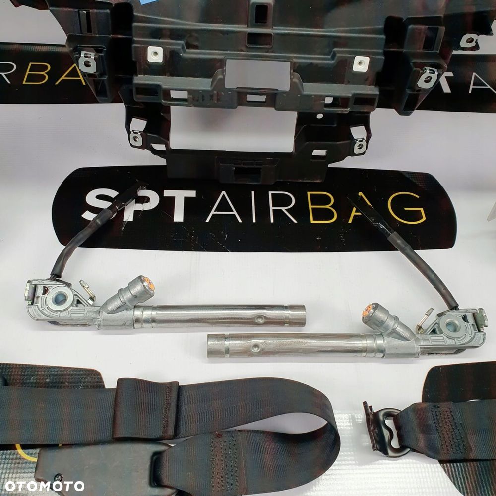 RENAULT MEGANE IV 4 DESKA ROZDZIELCZA KONSOLA KOKPIT PULPIT PODUSZKI AIRBAG AIR BAG PASY KIT SET - 6