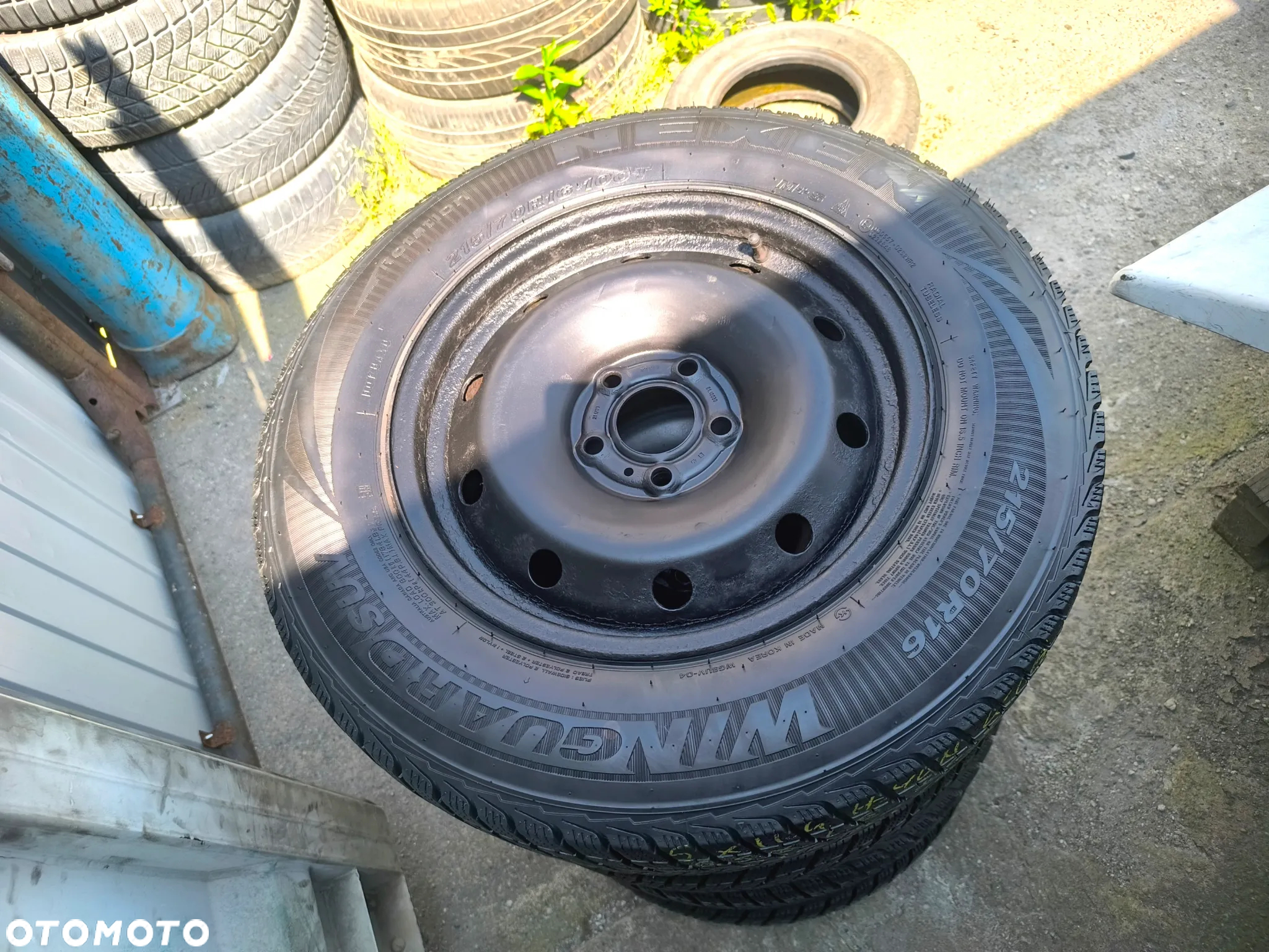 5x114,3 5x114 Felgi Stalowe Stal 16 Koła Zimowe Zima HYUNDAI ix35 Santa Fe Tucson Kia Sportage SORENTO Mitsubishi ASX Outlander Legnica ALU-RAD 215/70 5,5mm - 3