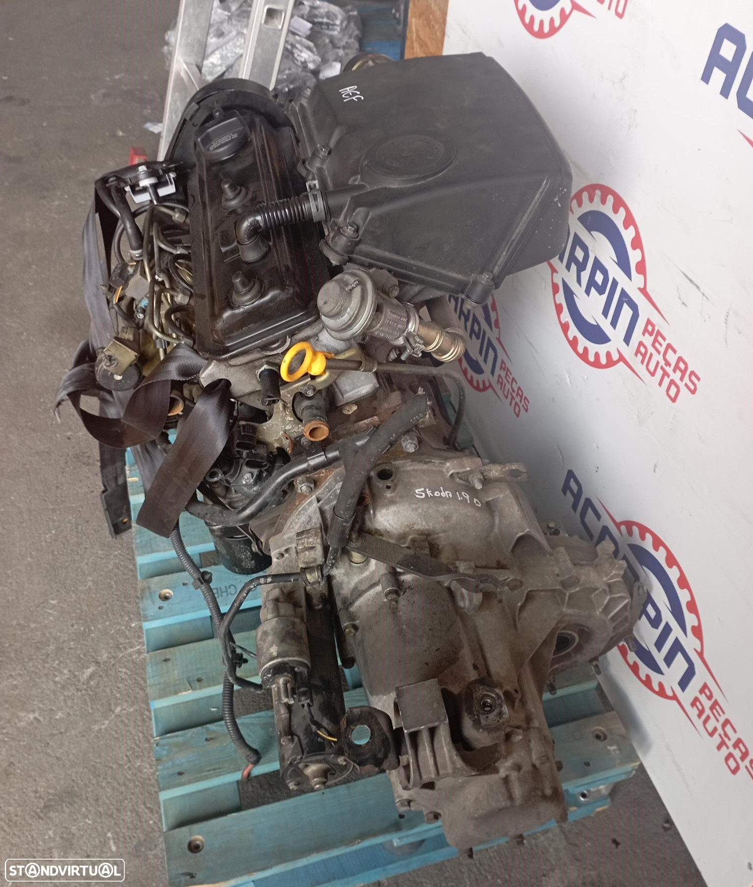 Motor Skoda Felicia/Fabia/VW Polo 6N 1.9D Ref: AEF - 3