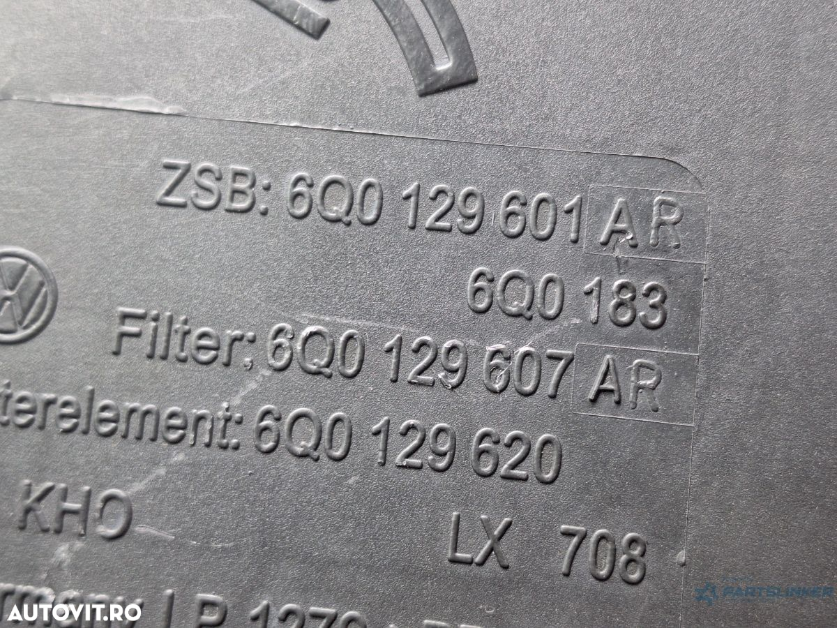 Carcasa filtru aer SEAT IBIZA V 6J5, 6P1 2008 - > TDI BMS 6Q0129607AR /  6J0129618 - 3