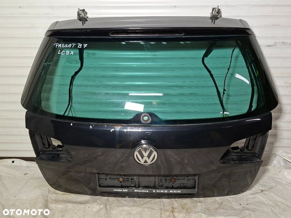 VW PASSAT B7 3AA kombi klapa bagażnika tył kolor czarny LC9X - 1
