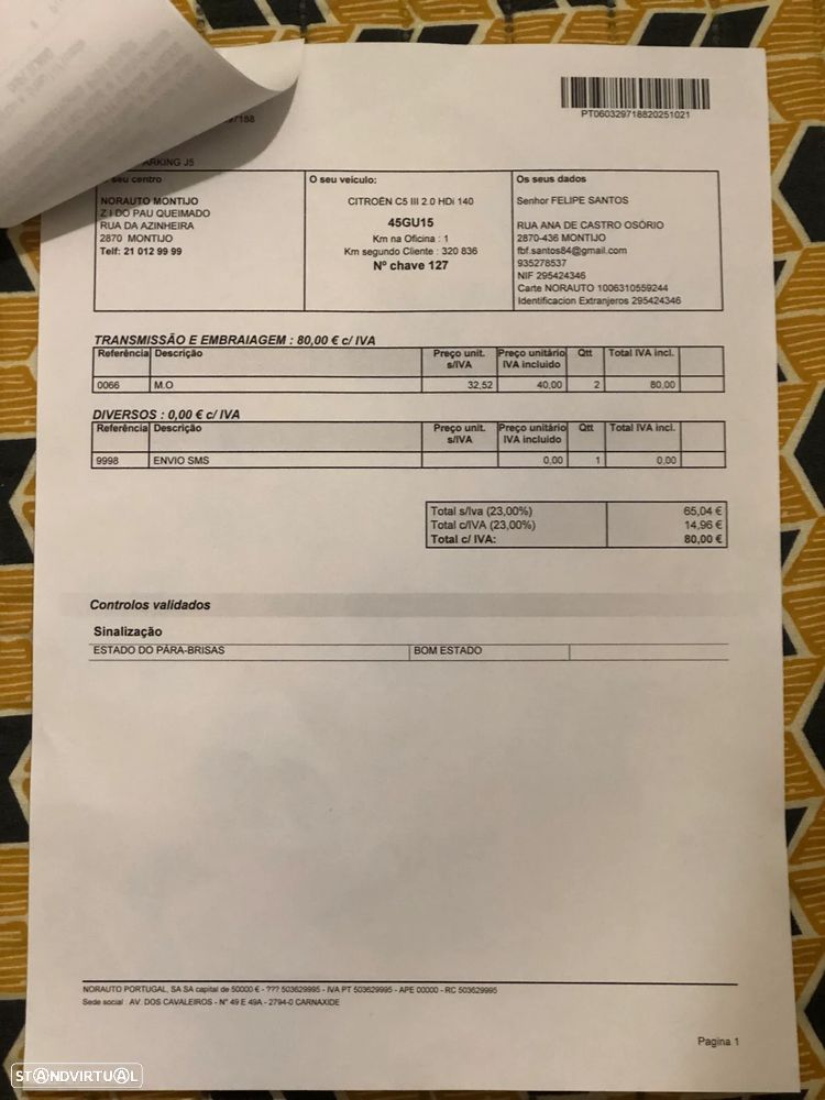 Citroën C5 2.0 HDi VTR+ - 20