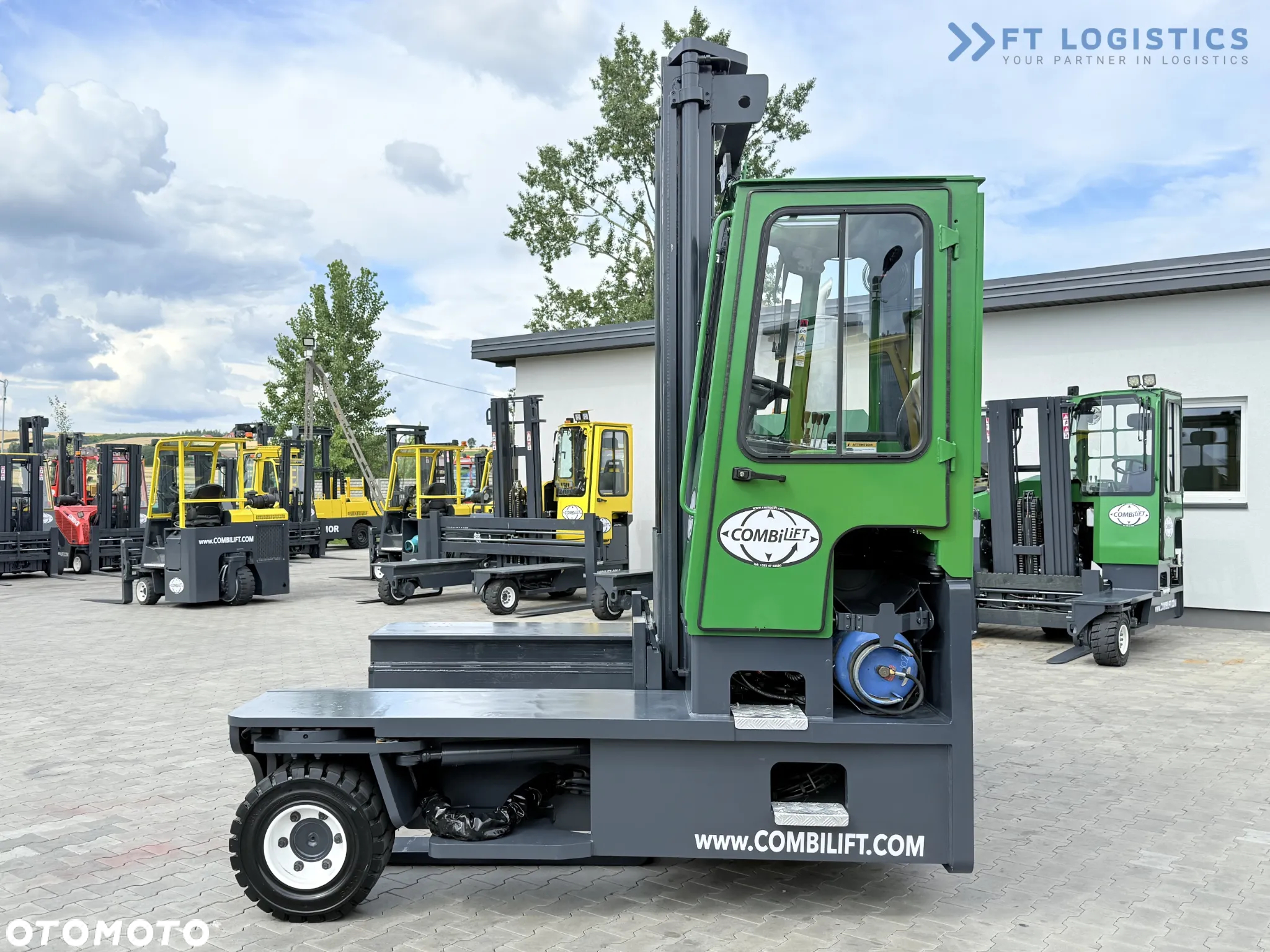Combilift C8000 / GAS / DUPLEX - 4700MM / POZYCJONER / WOLNY SKOK / PEŁNA OGRZEWANA KABINA / JEDYNIE 5141H / STAN - JAK NOWY! - 3