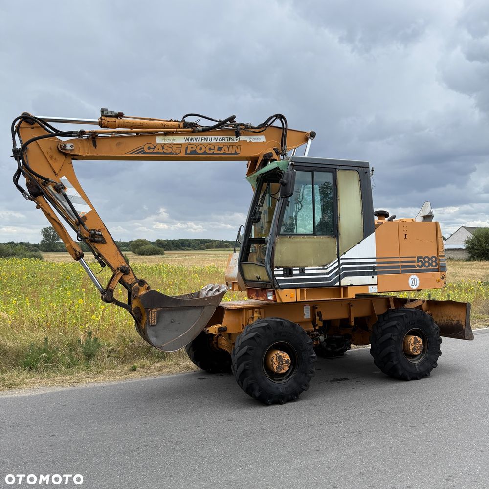 Case Poclain 588 14 ton koparka obrotówka kołowa - 15