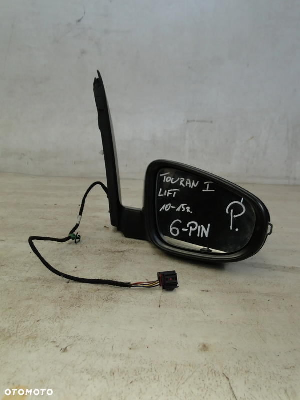 VW TOURAN I LIFT LUSTERKO PRAWE 6 PIN 10-15r EUROPA