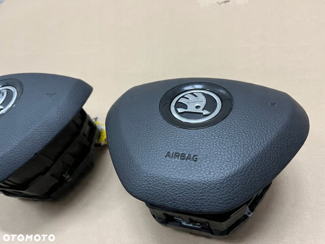 PODUSZKA KIEROWCY AIRBAG SKODA OCTAVIA RAPID SUPERB 5E0880201 3T0880201 - 4