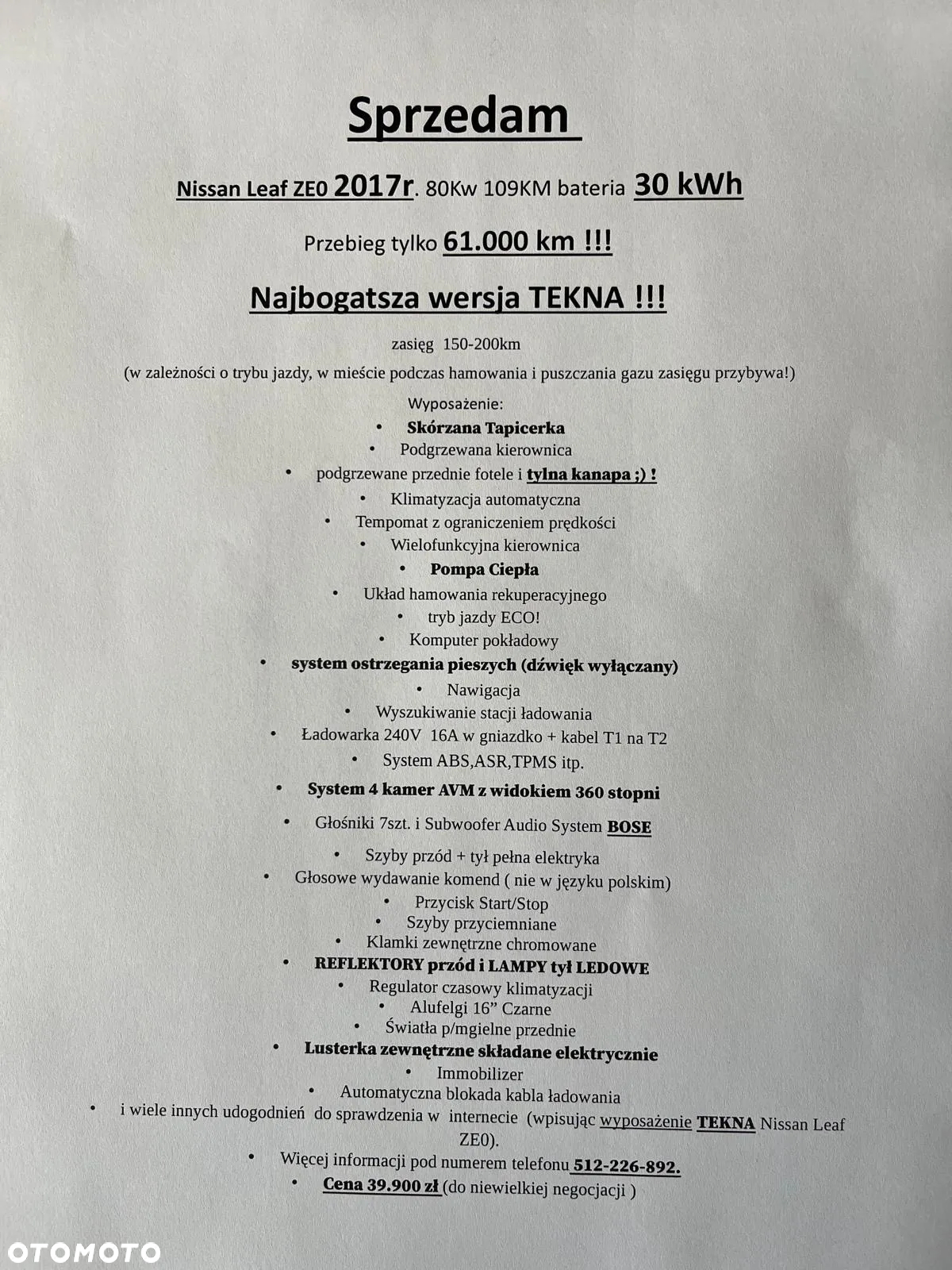 Nissan Leaf 30kWh Tekna - 20