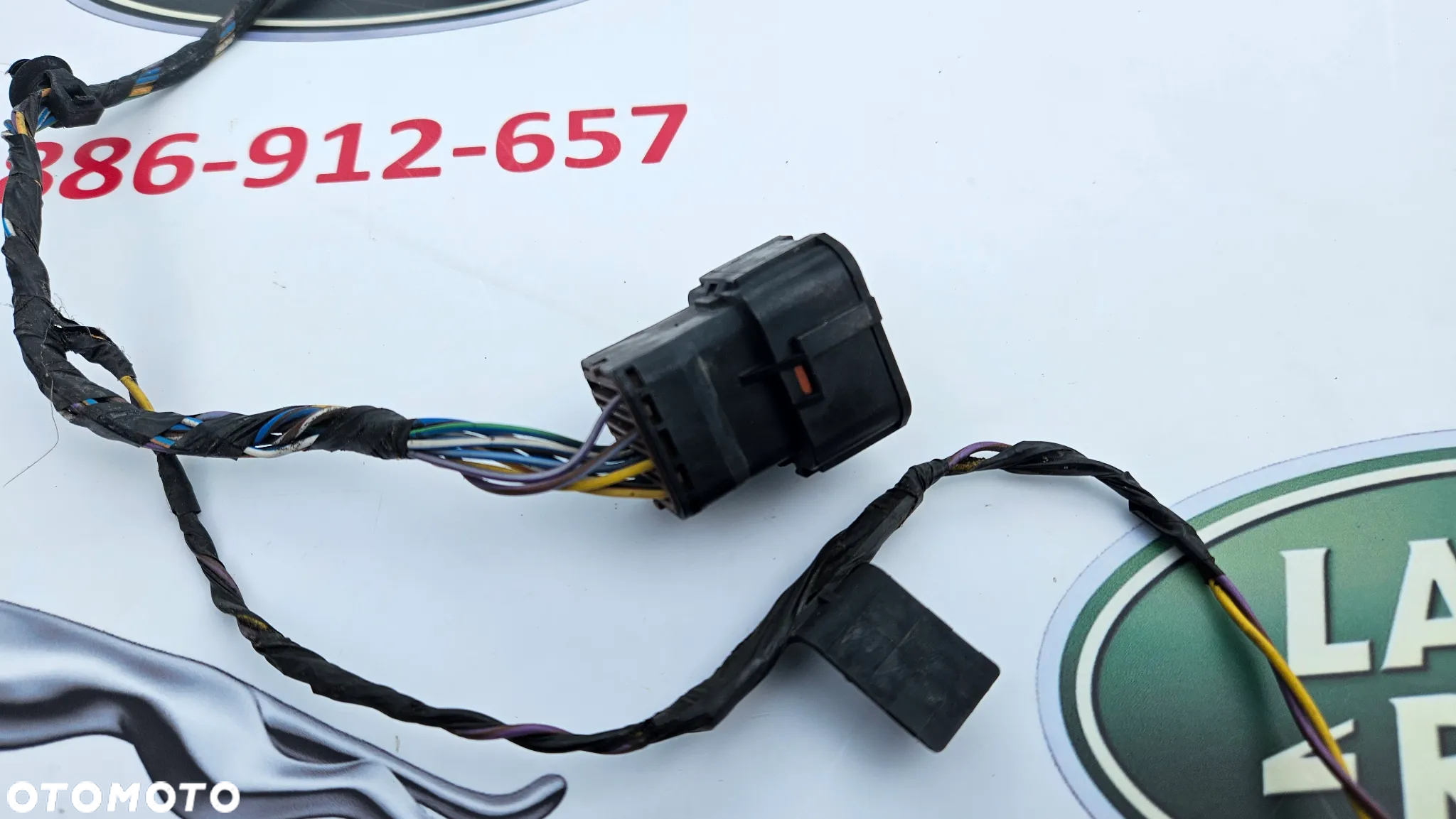 Jaguar XJ 351 2010-2015 Instalacja zderzaka przedniego 10 PIN Wiązka PDC 4x PDC Antena 2X Przewód DW93-14369-GA - 8