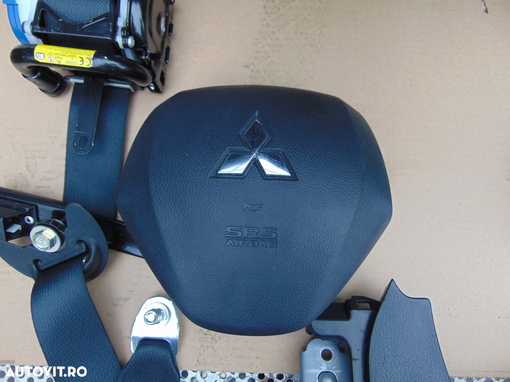 Plansa bord Mitsubishi Outlander 2013-2023 kit airbag-uri sofer pasager genunchi centuri stanga dreapta modul - 8