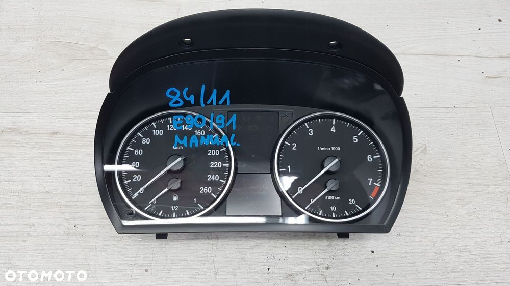 bmw 3 e90 e91 licznik zegary n43 europa manual - 1