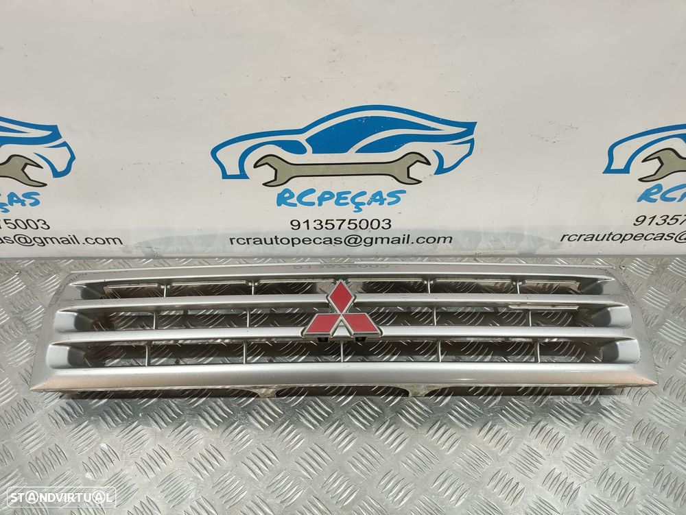 GRELHA CENTRAL FRENTE MITSUBISHI PAJERO PININ I 1 MK1 H6W H7W MR339275 SIMBOLO LOGOTIPO - 5