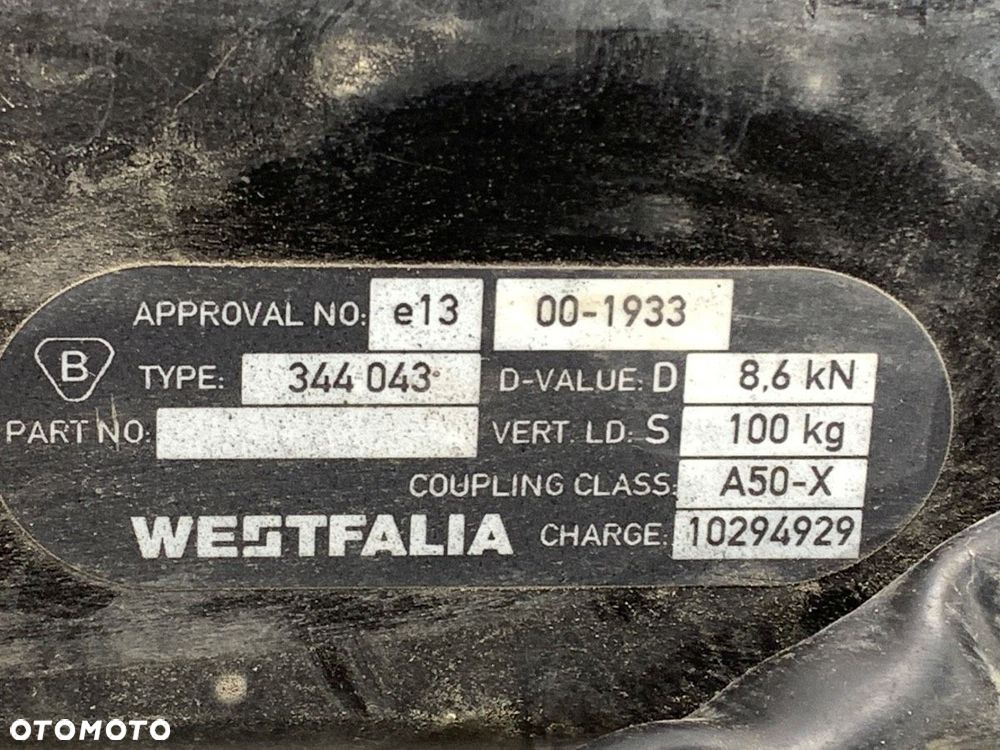HAK HOLOWNICZY  SEAT ALTEA (5P1) 2004 - 2022 1.6 LPG 75 kW [102 KM] Benzyna / gaz samochodowy (LPG) - 7