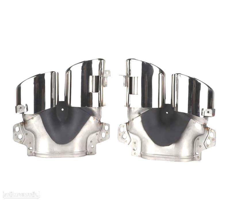 PONTEIRAS DE ESCAPE MERCEDES CLASE A W177 CLA W118 18- LOOK A45 AMG - 4