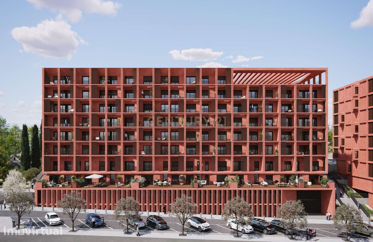 Apartamento T2 Duplex novo, em Almada. Com dois lugares de garagem par - Grande imagem: 4/10