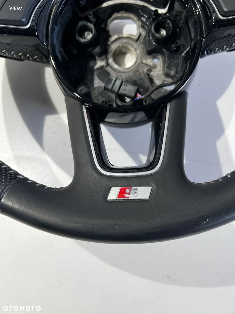 AUDI A4 B9 A5 F5 8W S-LINE KIEROWNICA SKÓRZANA MULTI ŁOPATKI 8W0419091EQ  JAK NOWA PRZEBIEG 6 TYS.* - 5