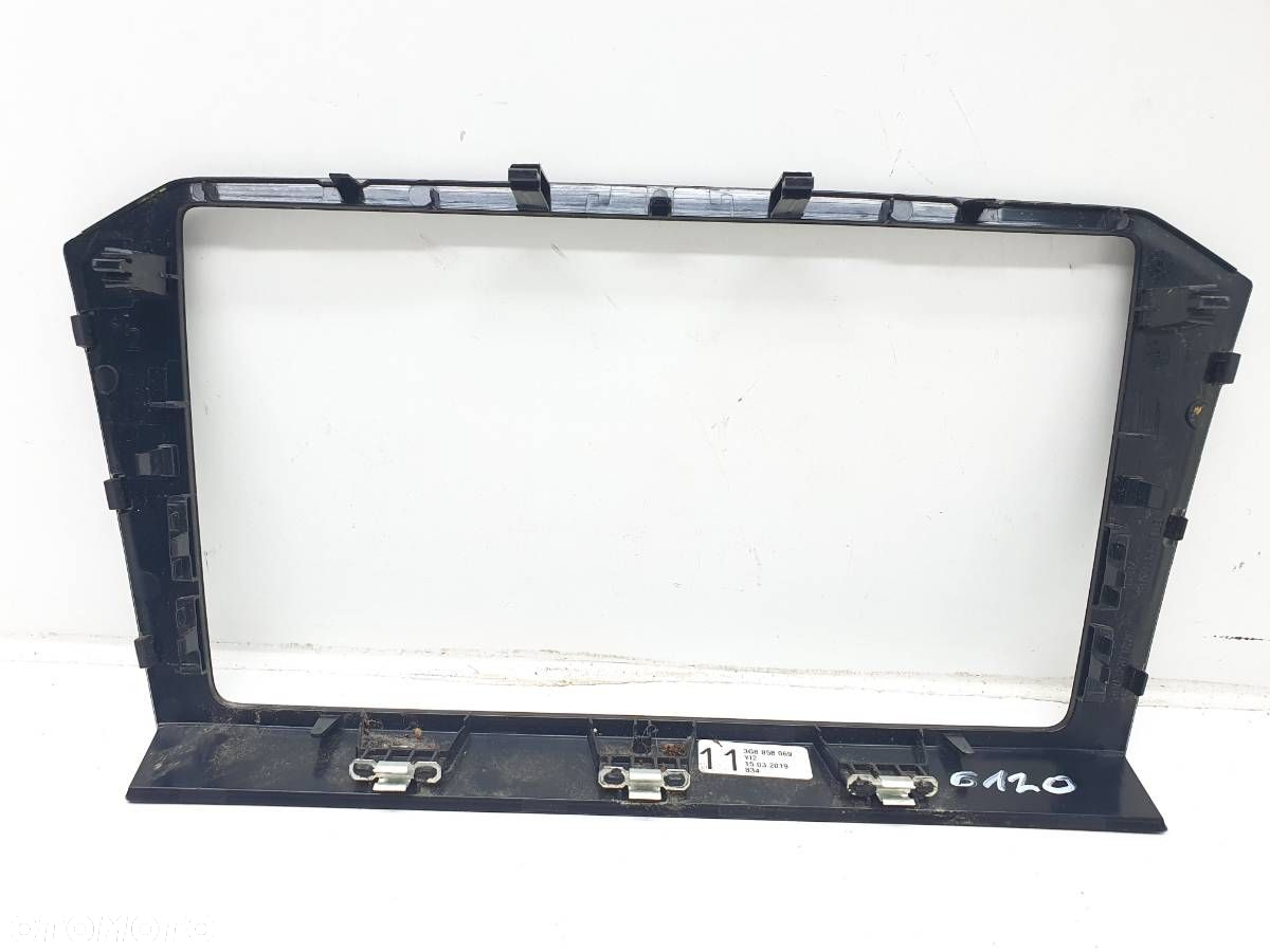 RAMKA WYŚWIETLACZA RADIA NAWIGACJI KOKPITU DEKOR VW ARTEON 3G8858069 - 5