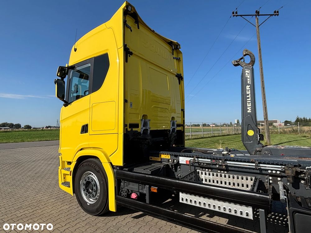 Scania S450 6x2  Meiller RS 21.70 hakowiec , bezwypadkowa , serwis w Scania, (nie HIAB, PALFINGER, VDL, HYVA,) Nowy model NG , model Scania S - 10