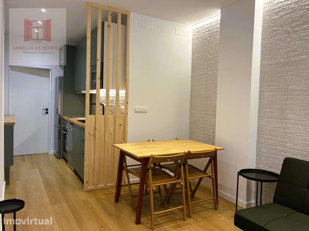 T1, estrear, mobiliado, equipado, a Sete Rios- Lisboa - Grande imagem: 4/11