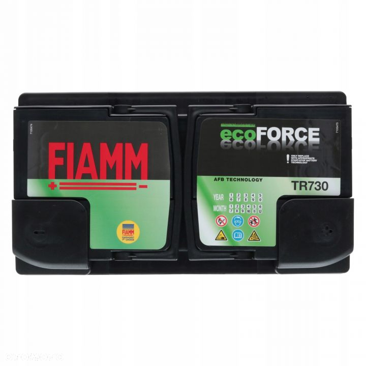 Akumulator Fiamm EcoForce AFB TR730 12V 75Ah 730A - 4