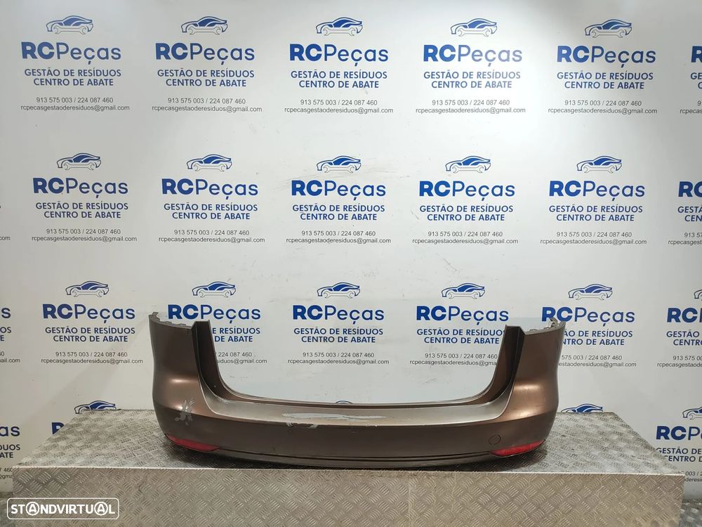 Parachoques Traseiro Tras Volkswagen Touran 1T3 2° Facelift com Sensores de Estacionamento Original - 2