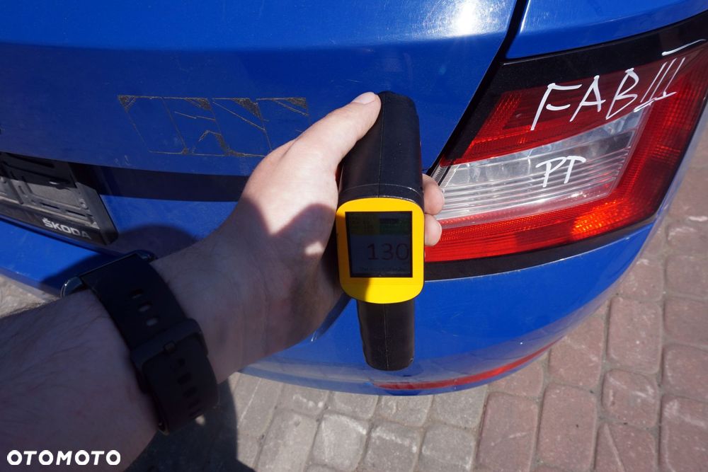 KLAPA BAGAŻNIKA TYLNA FABIA III NJ5 LIFT 5D HB LV5F  NIEBIESKI SKODA 2018-2021 - 5