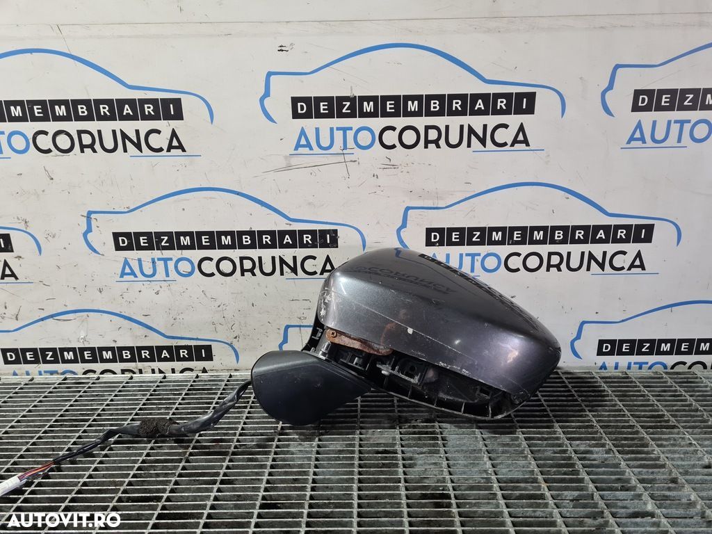 Oglinda stanga Mazda CX - 5 2012 - 2015 4 Usi gri (1082) Rabatabile Capac lipsă - 1