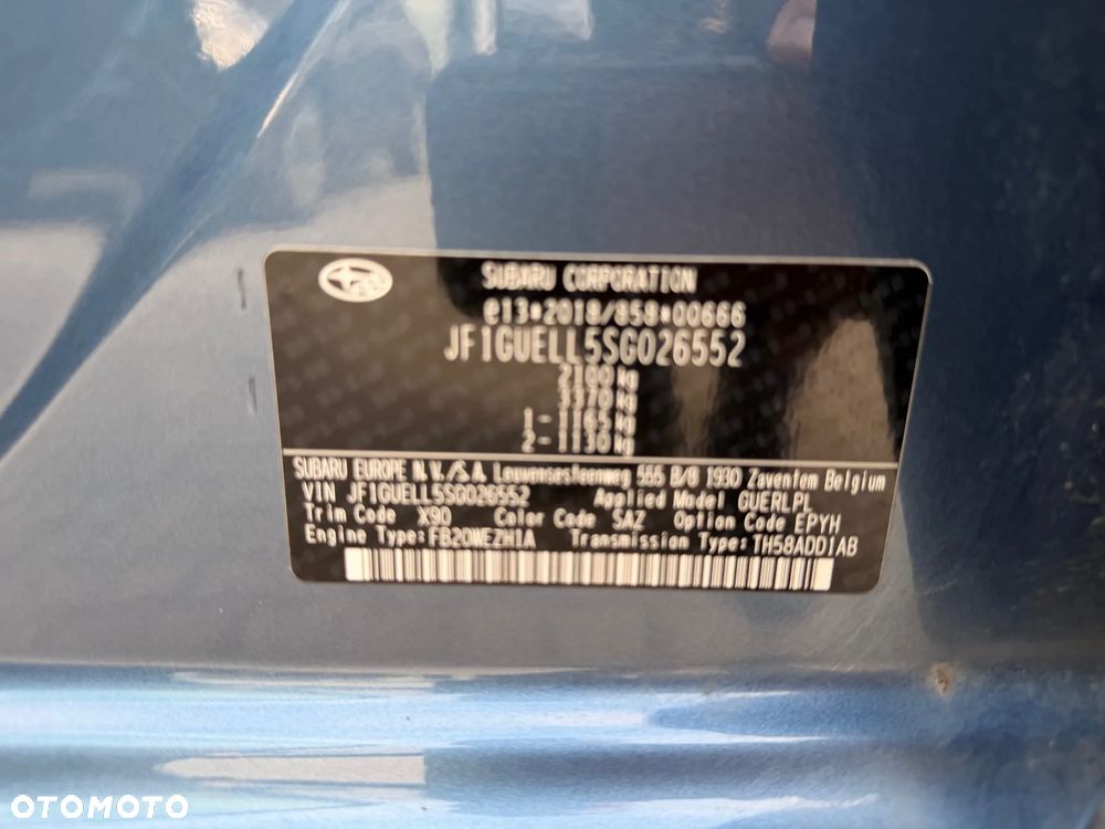 Subaru Crosstrek 2.0i-S e-Boxer Platinum (EyeSight) Lineartronic - 10
