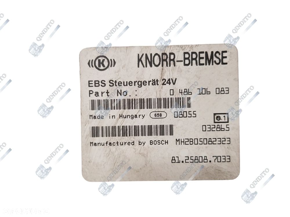 MODUŁ STEROWNIK EBS MAN TGX TGS TGA 81258087033 - 2
